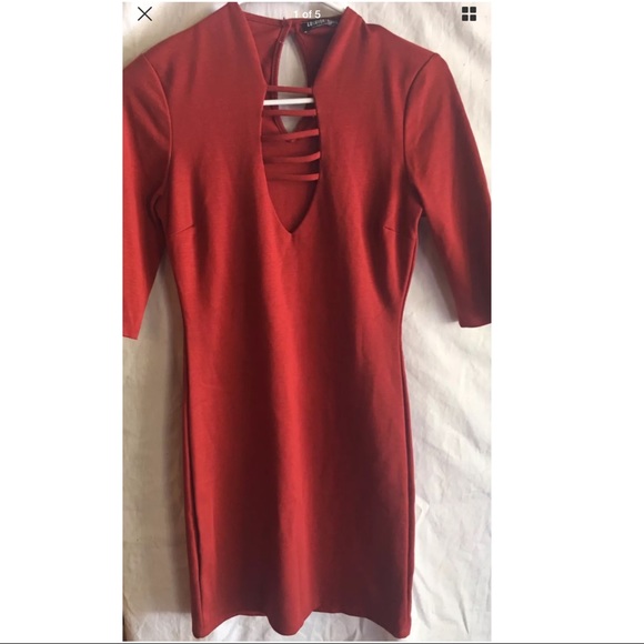 Fashion Nova Dresses & Skirts - LOWEST PRICE💋Fashion Nova Dress Orange Rust Sz L